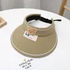 Chapéus de Verão Infantis com Desenho de Urso de Palha para Meninos e Meninas com Aba Larga Chapéus de Sol Anti-UV para Proteção Solar