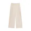 Blazer Dupla Face Estilo Europeu e Americano Z 2026 Nova Moda Feminina 2129095 Calça Wide Leg 2125095