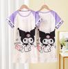 2026 Novo Pijama Infantil Menina Verão Fino Camisola Menininhas Fofo Desenho Animado Casa Vestido Curto Atacado Tendência