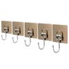 Ganchos de Acero Inoxidable, Adhesivo Fuerte, Sin Perforación, Ganchos Adhesivos sin Rastro, Ganchos de Cocina, Ganchos Grandes de Pared para Baño al Mayoreo