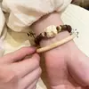 Pulsera de sándalo verde Xingshi de estilo chino nuevo para mujer, diseño de nicho, pulsera de alta gama para combinar con todo, pulsera de pareja, novias, estudiantes