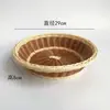 Cesta de Lanches Cesta de Frutas Criativa Rattan de Imitação Artesanal Cesta de Frutas Trançada Prato de Sementes de Melão de Plástico Restaurante Casa