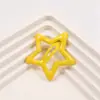 Pinzas para el pelo de estrella de cinco puntas coloridas inspiradas en la dopamina Y2K, pinzas para el pelo con temática de primavera de gotas de agua, pinzas para el pelo para flequillo lateral y flequillo, accesorios para el pelo