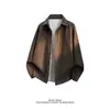 2026 Nueva Camisa de Manga Larga Vintage para Hombre de Comercio Exterior, Retro Americano, Elegante y de Moda, Corte Holgado, Talla Grande para Hombre
