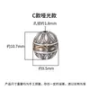 Plata Esterlina S925 Cobre Incrustado Mantra de Seis Sílabas Tibetano Patrón de Loto Cuentas Superiores para Pulsera DIY Cuentas para Cintura Cuentas Espaciadoras para Collar Accesorios