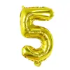 Globos de Papel Aluminio con Números Dorados Versión Americana de 16 pulgadas Globos con Números Dorados, Plateados y Oro Rosa Decoraciones de Cumpleaños