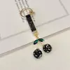 Item Popular Transfronteiriço: Chaveiro de Cereja em Argila Cerâmica com Strass, Pingente para Chave de Carro, Pingente Brilhante de Cereja com Strass para Bolsa, Chaveiro