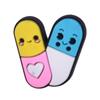 Nova série médica PVC sapatos de borracha macia sapatos de flores fivela de furo sapatos destacáveis fivela decorativa sapatos de jardim DIY Acessórios para sapatos