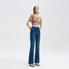 Jeans para Mujer 2025, Cómodos y Suaves, Elásticos en Cuatro Direcciones, Retro, Levanta Glúteos, Gama Alta, Corte Ajustado, Pantalones de Campana