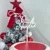 Fabricantes directos de complementos para tartas acrílicas navideñas de estilo occidental transfronterizo, suministros para fiestas y decoración de tartas.