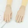Guantes mujer otoño invierno más terciopelo cálidos para conducir ciclismo cortavientos spandex elástico etiqueta gimnasia danza guantes al por mayor