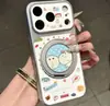 Capa de celular estilo vintage com um design fofo, adequada para iPhones 16 Pro Max e telefones Apple 17; galvanizado para uma transformação rápida e fácil