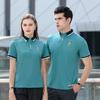 Atacado rápido transfronteiriço lapela alta qualidade roupas de trabalho T-shirt respirável logo bordado Camisa POLO impressão esportes ao ar livre
