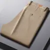 Pantalones casuales de pana para hombre, otoño e invierno, con logo personalizado, forro polar y engrosados, de cintura alta, corte holgado, pierna recta.