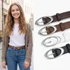Nuevo cinturón de aleación ovalado estilo coreano para mujer para decorar vestidos, trajes y jeans, simple y versátil