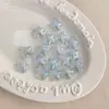 Cuentas Planas de Agujero Grande Estrella de Cinco Puntas con Brillo Fino UV Material para Cadena de Teléfono Móvil Accesorios para el Cabello Accesorios de Joyería Cuentas Sueltas Venta al Por Mayor