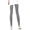 Novas Leggings Femininas de Seda de Leite Lixada Tamanho Grande Elásticas Estampadas Multicoloridas Calças Femininas com Cintura Elástica