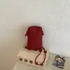 Bolso de Teléfono Tejido Hueco Nuevo, Elegante y de Moda, Primavera 2026, para Mujer, Bolso de Hombro, Bolso de Axila