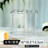 Celebridad en línea Tailandia cubo de bloques de construcción pecera escritorio de oficina pecera de paisaje creativo puesto de pecera Mini pecera pequeña de medusas
