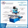 Máquina Multifuncional de Furação e Fresagem Zx50C Fresadora Semi-Automática Faca Automática Máquina de Furação e Fresagem Zx50C