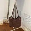 Bolso grande de mujer estilo retro, nueva colección otoño/invierno 2026, versátil y sencillo bolso de hombro, bolso tote casual y a la moda para el uso diario