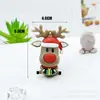 Chaveiro de Natal Mais Vendido Transfronteiriço Pingente de PVC Pingente de Árvore de Natal Desenho Animado Chaveiro de Boneca Multifuncional DIY