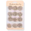 Ventas Directas de Fábrica de Broches Pequeños de Corona Incrustados con Pedrería, Corsages Transfronterizos, Insignias, Pines, Ropa, Bolsas y Accesorios de Moda