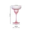 Copa Margarita con Polvo Escarchado, Copa de Cóctel, Copa de Cóctel de Barra de Aspecto Elegante, Copa Martini Alta Creativa