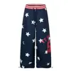 Marca de Moda Retro Americana Diseño de Estrella de Cinco Puntas Pantalones Casuales de Moda Pantalones Deportivos de Chándal de Moda Sueltos Ropa de Calle Hip Hop Pantalones de Pierna Ancha