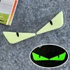Adequado para Motocicleta Cfmoto 250/450Sr Modificação Olhos de Diabo Sem Dentes 3D Brilhante Olho de Gato Adesivos
