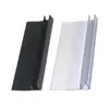 Cuarto de ducha alta permeabilidad tira de goma impermeable forma de F tira de sellado para puerta de vidrio tira anticolisión protector de grietas de puerta 304