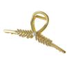Horquilla elegante con forma de oreja de trigo para la parte posterior de la cabeza, tocado con clip de tiburón antiguo de alta calidad, elegante horquilla para el cabello de alta calidad