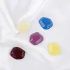 Adesivo de resina roxa em formato geométrico de uva japonesa material para acessórios de joias artesanais brincos