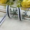 Cinta Jacquard Rayada Nueva de 1 cm para Textiles del Hogar, Bolsas, Ribetes de Sombreros, Tiras Laterales de Ropa Infantil y Accesorios de Vestimenta