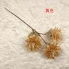 Material de Flor para Casamento Simulada, Crisântemo de Garra Grande, Arranjo de Flores para Salão de Casamento, Flor Artificial Única, Guia de Caminho com Flor de Seda Flor Artificial