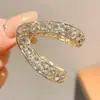 Herramienta para Fijar Cola de Caballo Alta Pasador para Medio Moño Pinza para el Cabello para Mujeres con Pedrería Pinza de Garra de Tamaño Mediano en Forma de V Pinza para Cola de Caballo Accesorio para el Cabello