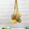 Pelota sisal para gato nueva transfronteriza auto-entretenimiento para aliviar el aburrimiento juguete divertido para gato molares interactivo con cola mordiendo bola de cuerda de cáñamo