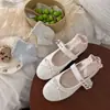 Calcetines cortos blancos para mujer con bordes de volantes, color liso, versátiles, de malla, transpirables, finos de algodón para verano, tobilleros sin costuras de encaje