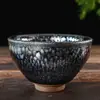 Taza de Té Jianyang Original Hierro Mineral Taza de Té Pequeña Cerámica Hogar Juego de Té Kung Fu Taza Tianmu Taza de Maestro Una Taza Regalo