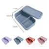 Lonchera de Silicona para Trabajadores de Oficina, Lonchera Apta para Microondas, Ligera, Elegante y Recipiente Conservador de Frescura