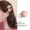 Grampo de Cabelo Flor Rosa Feminino 2025 Novo Alta Qualidade Rosa Pérola Presilha Mecha Lateral Flor Adorno de Cabelo Acessórios de Cabelo