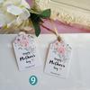 Etiqueta del Día de la Madre Flores Mori etiqueta de agradecimiento mamá decoración de tarjeta de regalo festivo