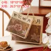 Bolsa de Regalo Festival de Medio Otoño Chino Caja de Regalo para Pasteles de Luna Caja de Regalo para Empaque de Pasteles de Luna Pintada a Mano Caja de Regalo de Mano Regalo para el Día del Maestro para Maestro
