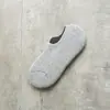 Calcetines invisibles para hombre de verano no se caen del talón silicona antideslizante base de toalla engrosada base de rizo calcetines de corte bajo