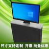 Mesa de Computador com Elevação de Tela LCD em Aço Sala de Informática Multimídia Escolar Mesa de Computador Display Mesa e Cadeiras Elevatórias Ocultas