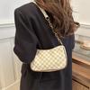 Bolso informal sencillo para mujer, primavera 2024, nuevo estilo occidental, bolso de hombro con cadena, bolso informal de viaje, pequeño bolso cuadrado, bolso cruzado