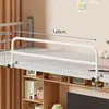 Barandilla anticaída para dormitorio estudiantil, barrera de protección contra caídas junto a la cama para litera superior, instalación sin taladro, barandilla anticaída de seguridad extendida y elevada