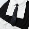 Corbata jk estilo japonés para mujer verano estilo preppy camisa corbata de moño accesorios de moño artículo pequeño estudiante a cuadros corbata dk para hombre
