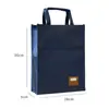 Maletín Bandolera Personalizado Bolsa para Material de Conferencia Bolsa para Documentos Gran Capacidad Impermeable Bolsa para Estudiantes de Tutoría Bolsa de Lona con Logo Impreso