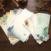 Set de Papel de Carta Estilo Chino Romántico Retro Estético Confesión Papel para Carta de Amor 4 Papel de Carta + 2 Sobres